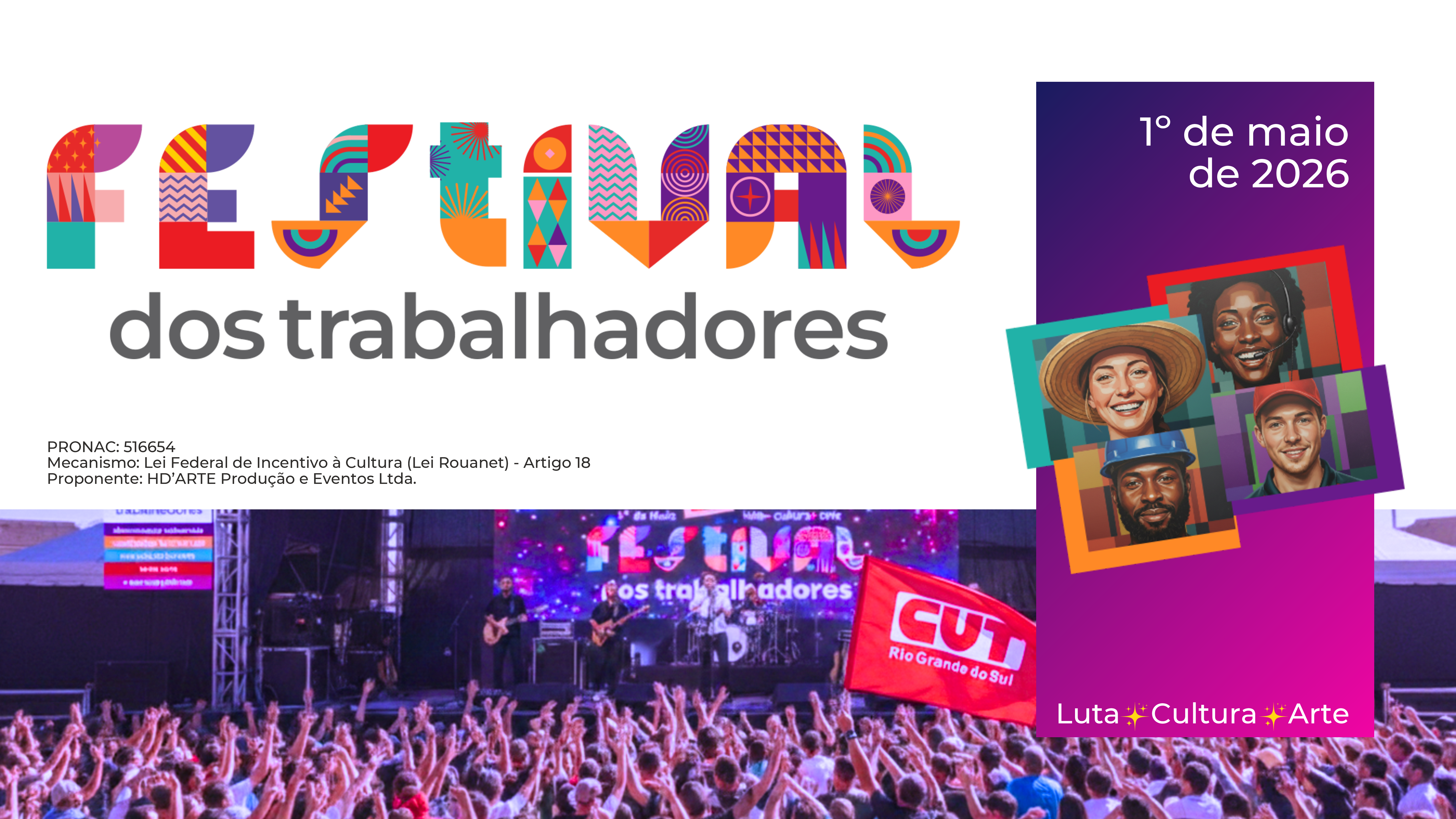 Festival do trabalhador 2026