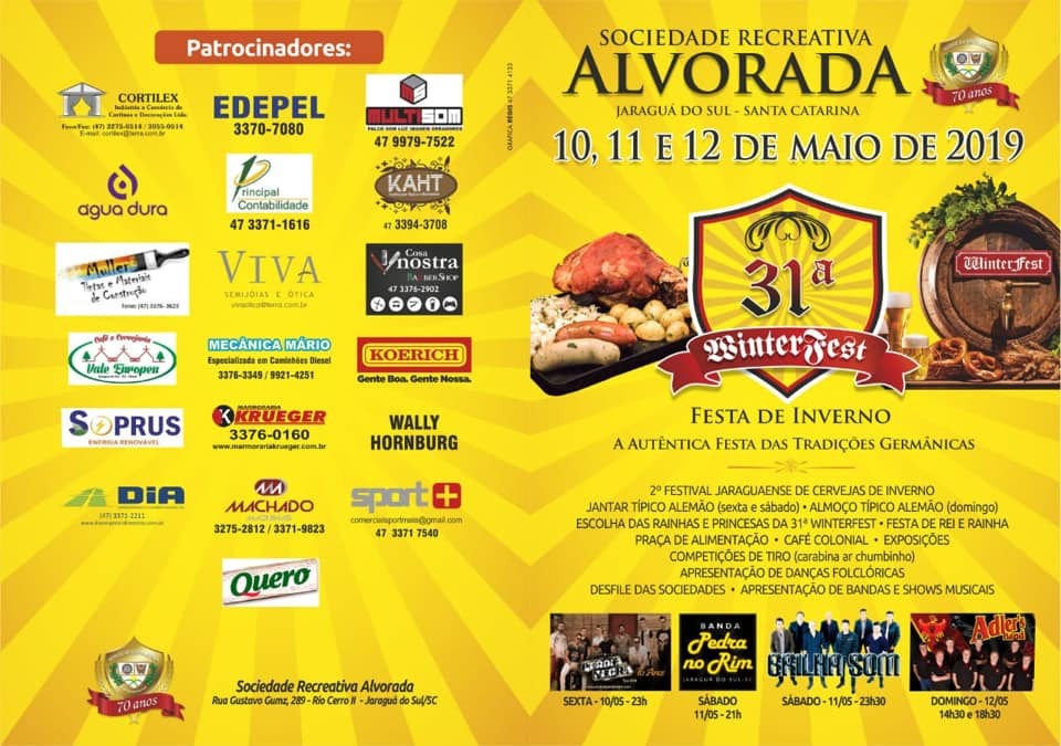 35ª Winter Fest 2025 – Festival 75 anos Jaraguá do Sul – Sociedade Alvorada - Imagem Adicional